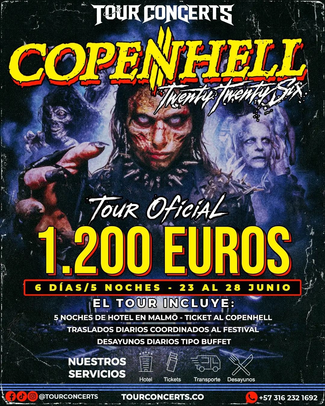 Tour Oficial a Copenhell 2026